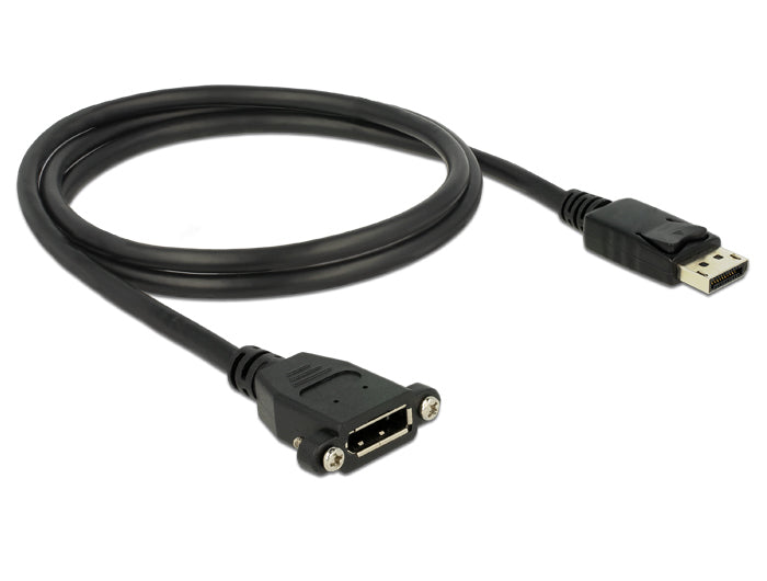 DeLOCK DisplayPort Verlängerung DP 1.2 4K 60 Hz – 1 m