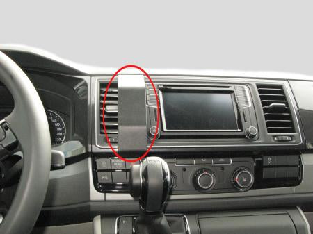 Brodit ProClip – Auto-Halterung – für Volkswagen Multivan 16 (Europa) – Schwarz