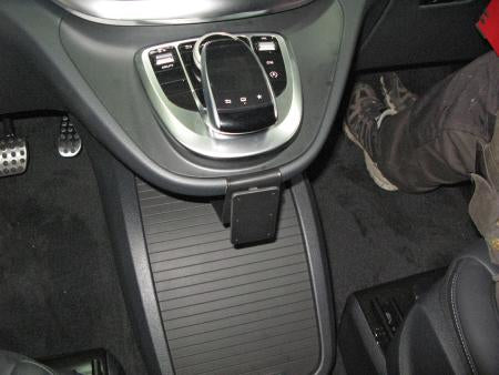 Brodit Auto-Halterung, passive Halterung – für Mercedes Benz V‑Class 16 – Schwarz, ABS