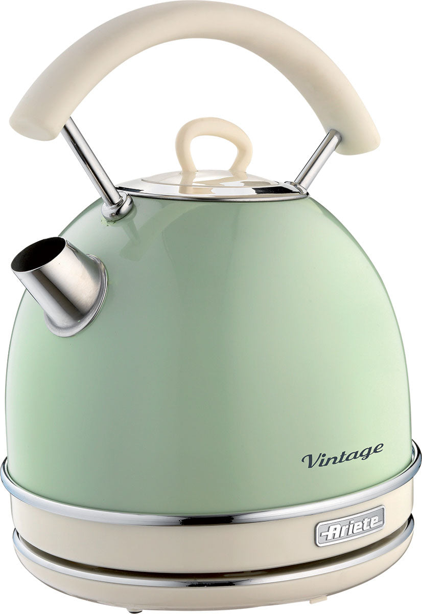 Ariete Wasserkocher – 1,7 l, Edelstahl, Grün, ARI-2877-GR