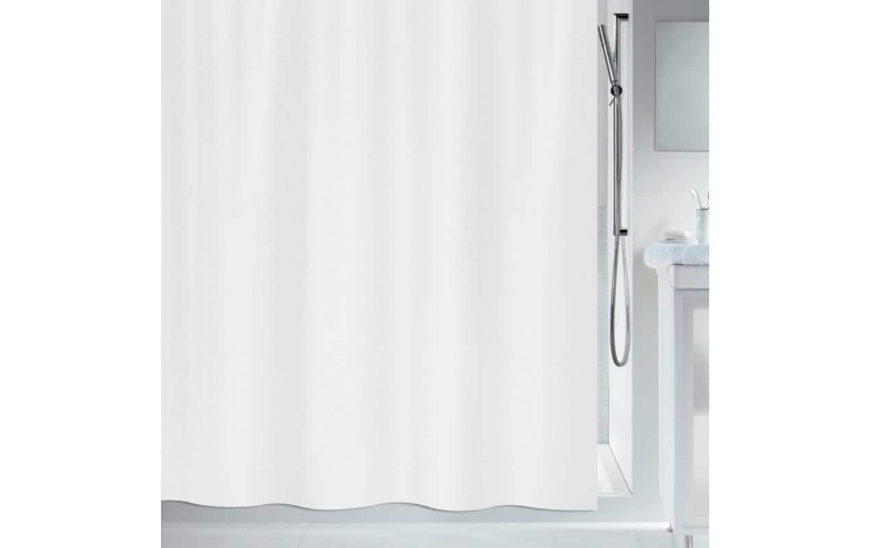 Spirella Duschvorhang – 120×200 cm, Polyester (PES), Weiss