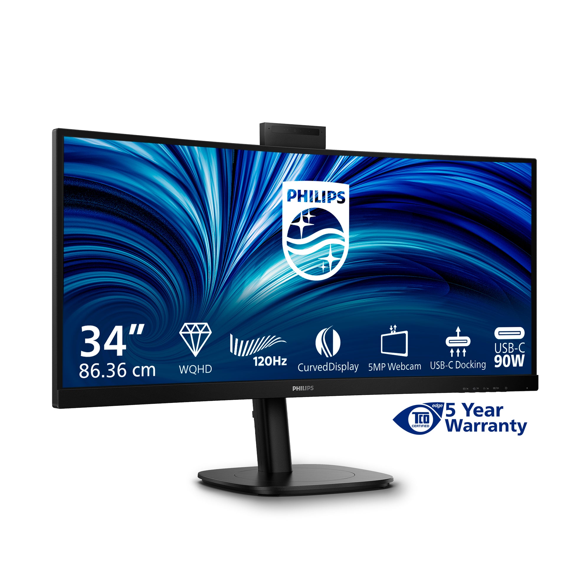 Philips 34B2U3600CH/00 – Monitor, 34" , Schwarz