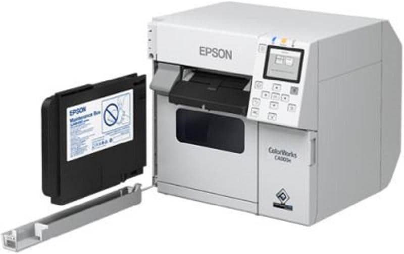 Epson CW-C4000e – Farb-Etikettendrucker (Tintenstrahl), 108 mm, 1'200×1200 dpi, 102 mm/s, USB