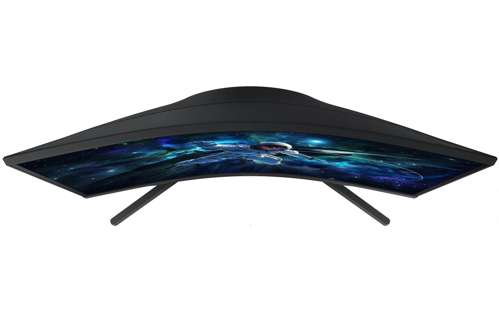 Samsung Odyssey G55C – Monitor, 27" WQHD (2560 × 1440), VA, Gebogen, 165 Hz, 300 cd/m², VESA 75 × 75, Schwarz
