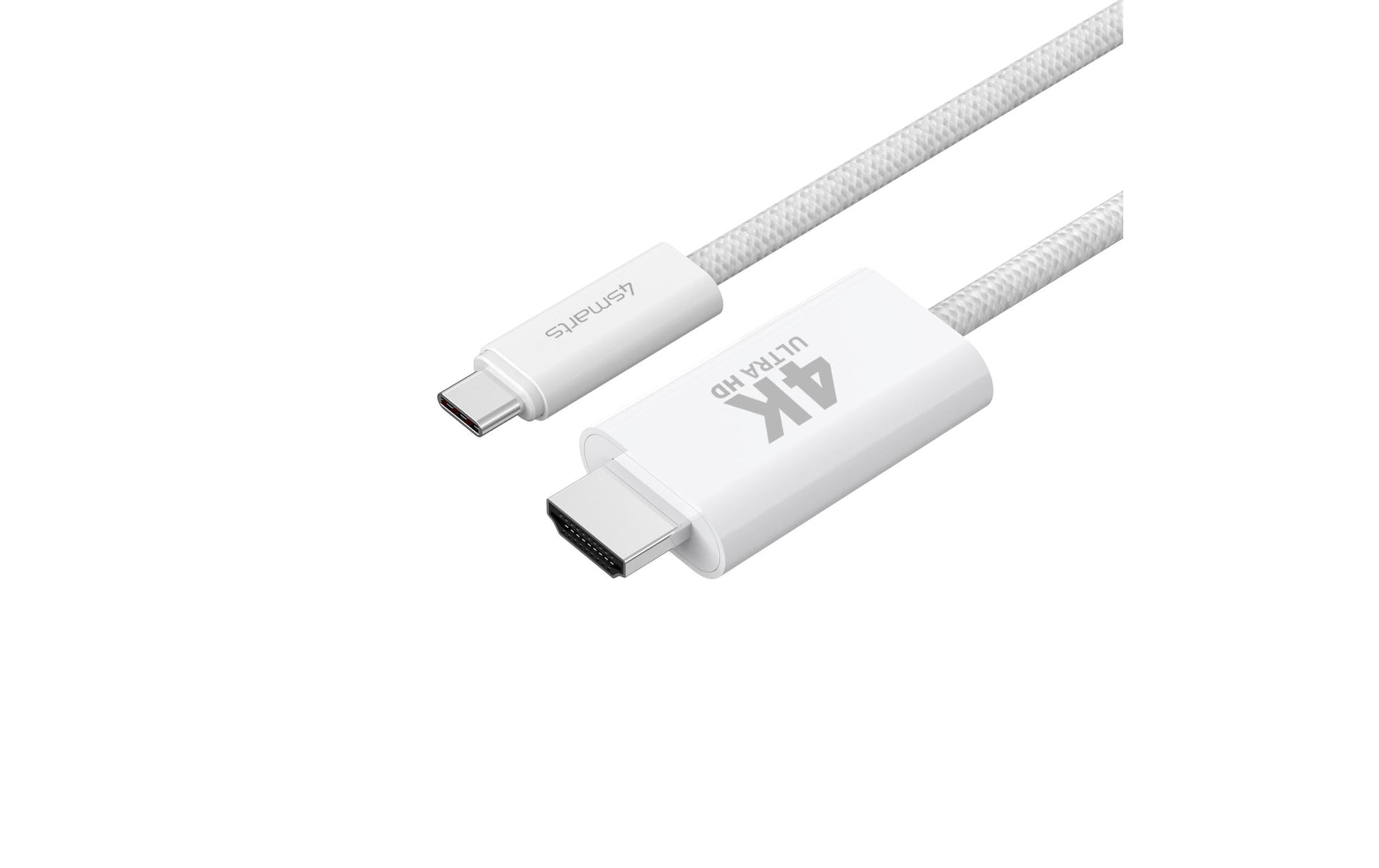 4smarts USB-C auf HDMI Kabel 4K – 2 m – Weiss
