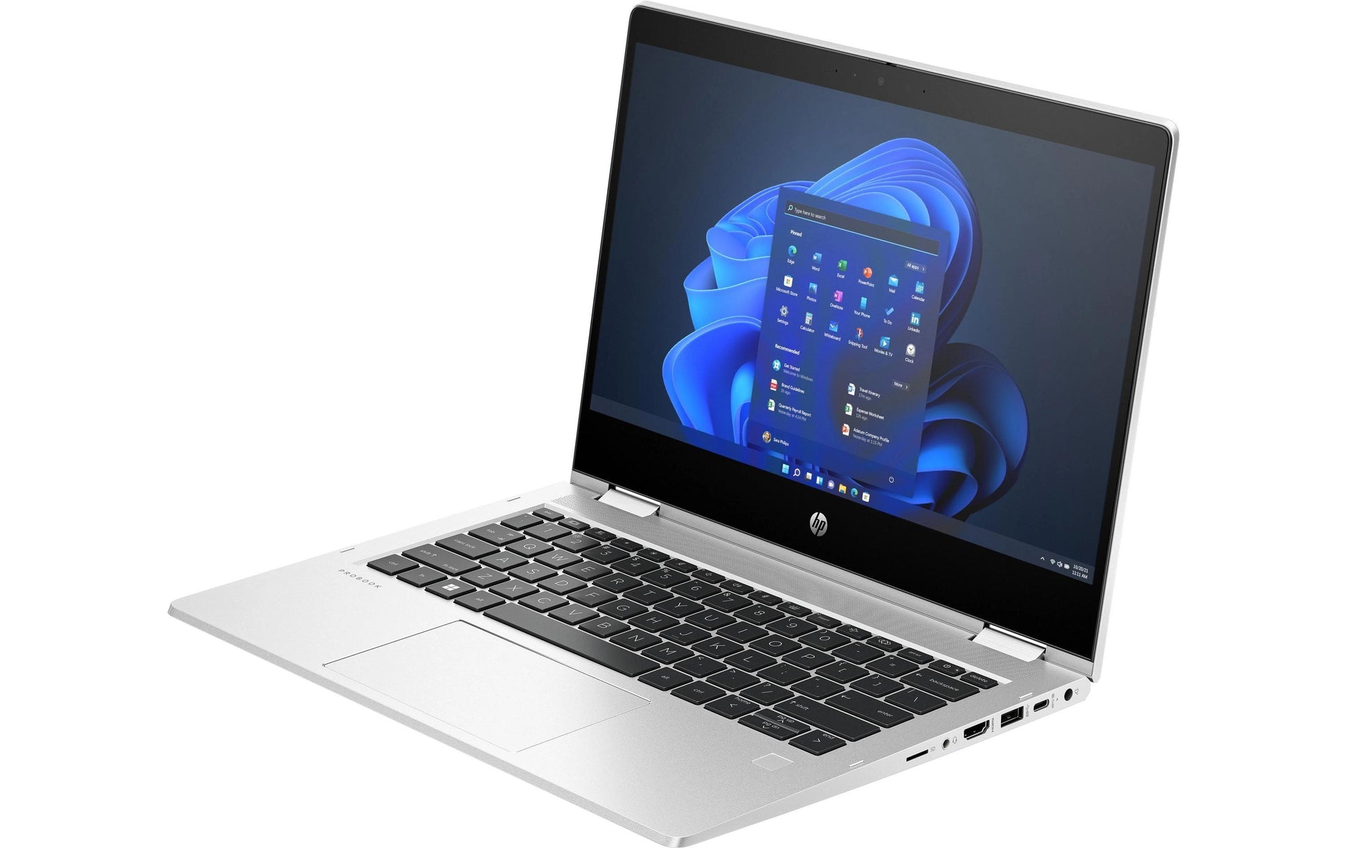 HP Pro x360 435 G10 – 13,3", 512 GB, 16 GB RAM, WLAN, Windows 11 Pro, Silber, 2023