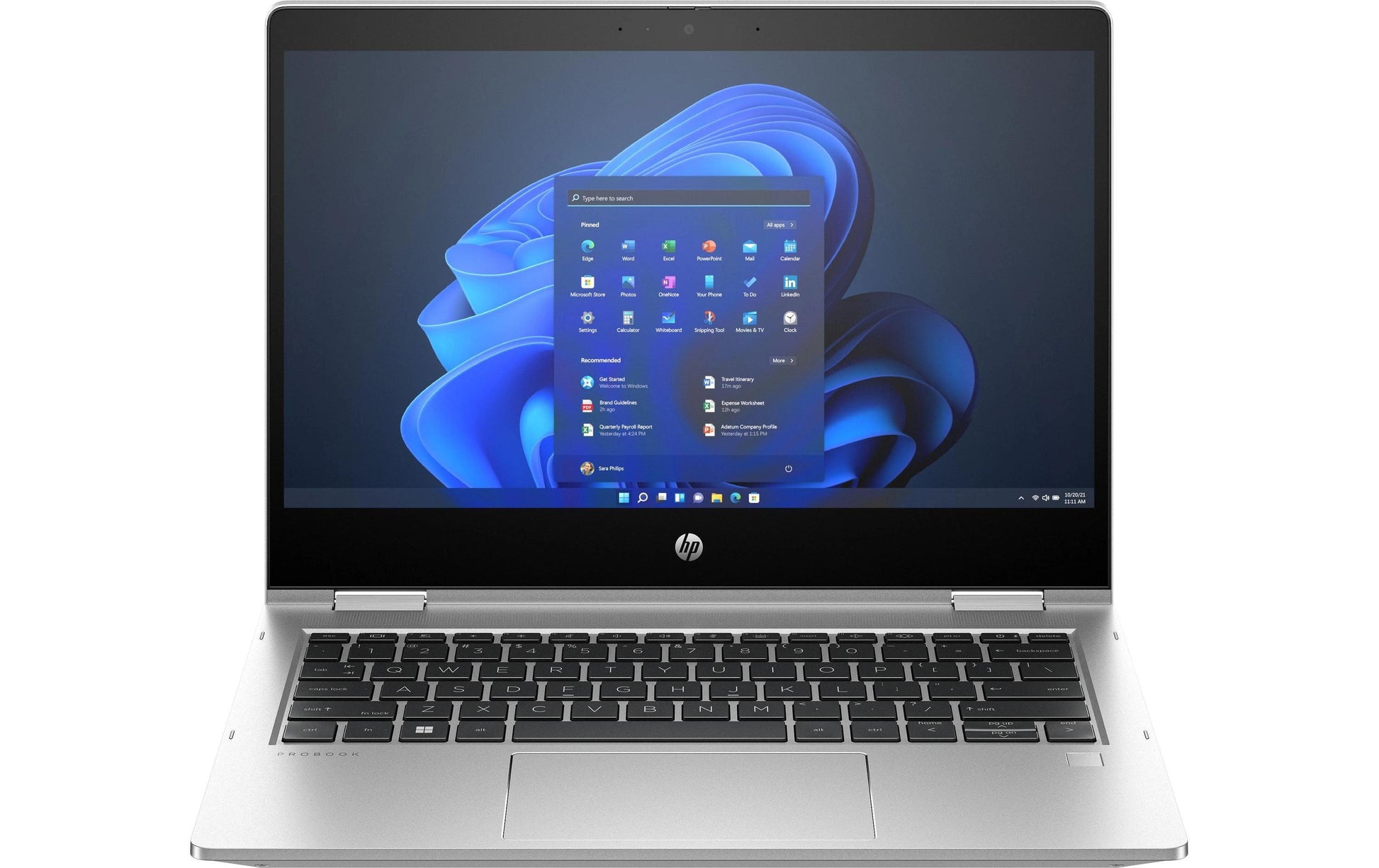 HP Pro x360 435 G10 – 13,3", 512 GB, 16 GB RAM, WLAN, Windows 11 Pro, Silber, 2023
