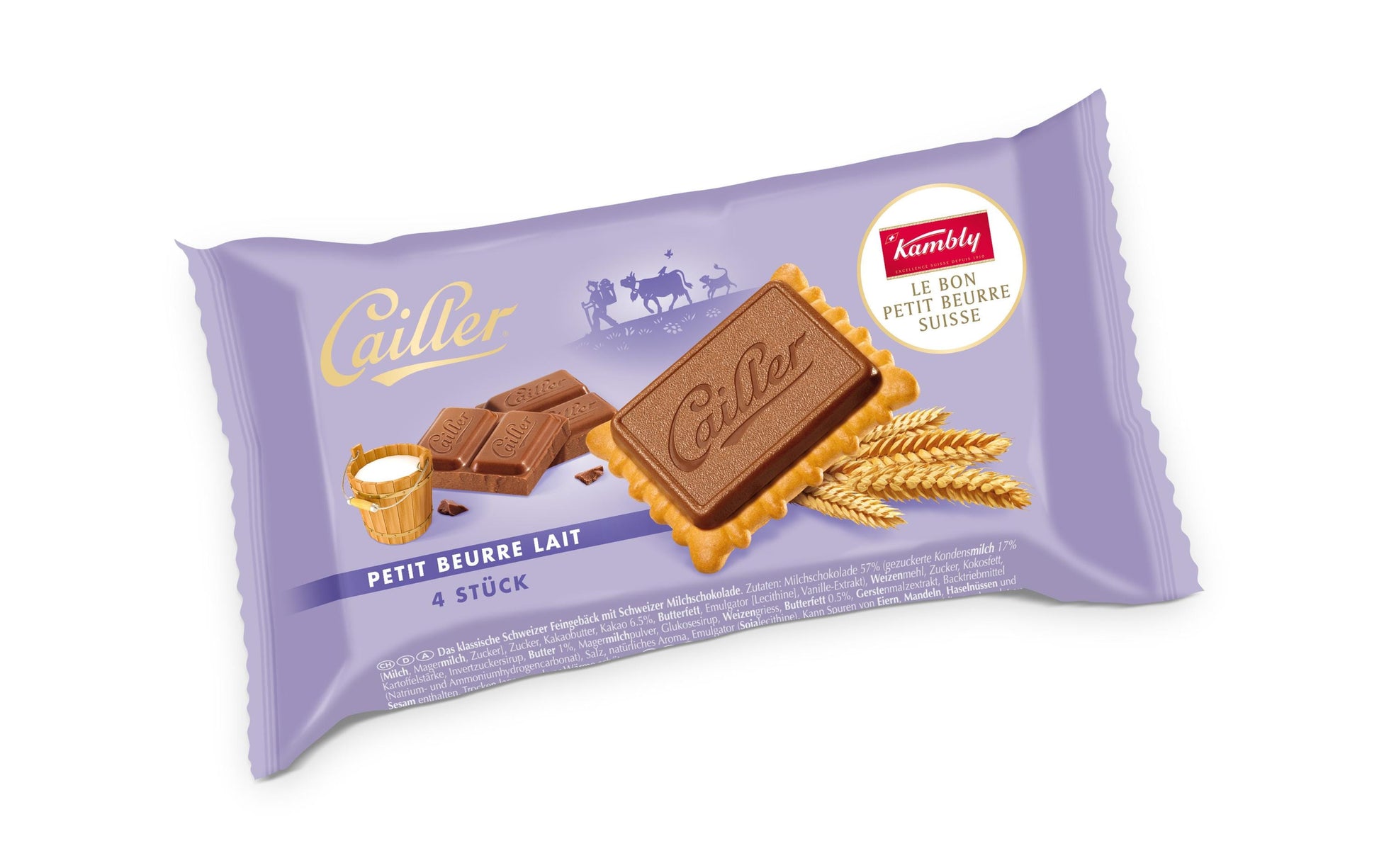 Kambly Petit Beurre – Plätzchen mit Milchschokolade, 16 × 41 g (656 g)