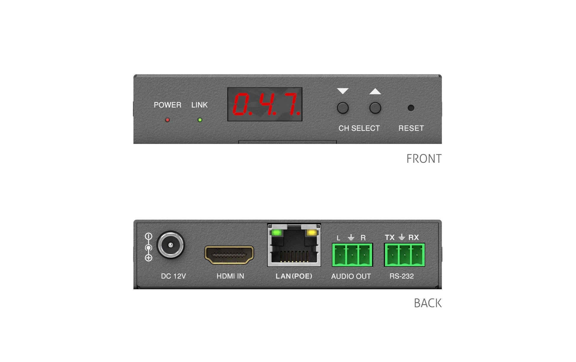 Purelink puretools PureTools PT-IP-HD26X-RX – IP-Empfänger, HDMI, Gigabit Ethernet (RJ-45), PoE, WUXGA (1920 × 1200)