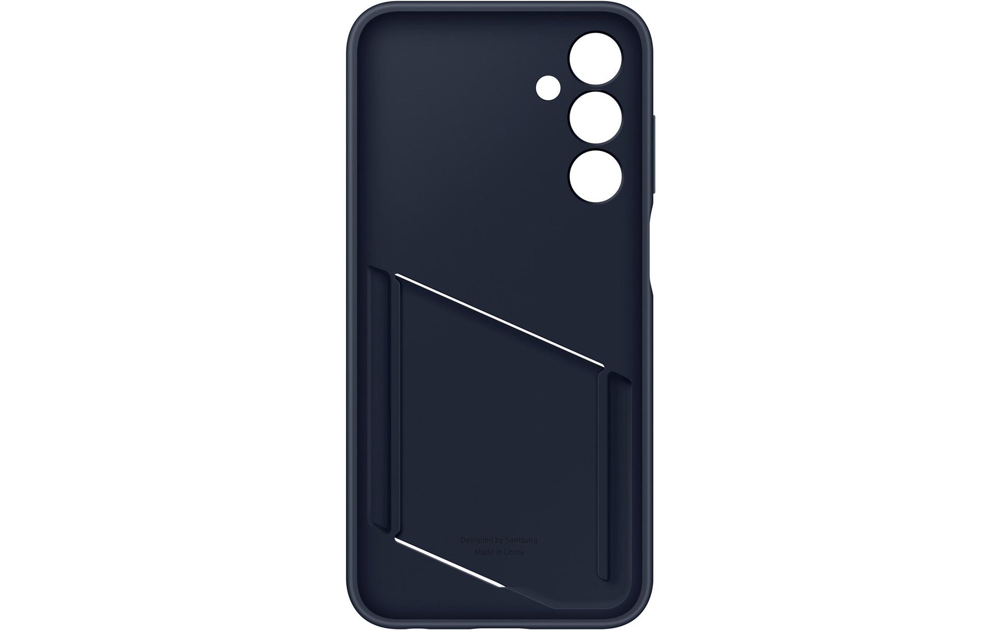 Samsung Backcover – für Samsung Galaxy A25 5G, mit Kartenfach, TPU, Schwarz/Blau, kratzresistent