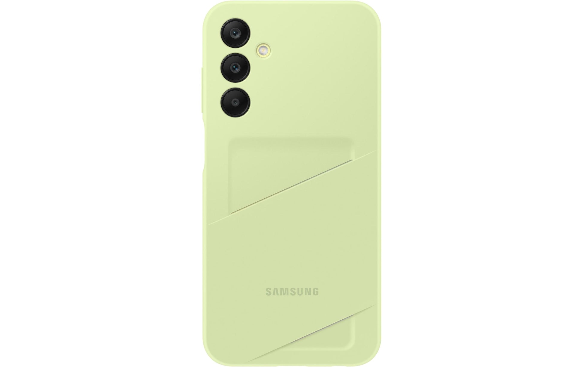 Samsung Card Slot Case Backcover – für Samsung Galaxy A25 5G, 1 Kartenfach, TPU, Limette