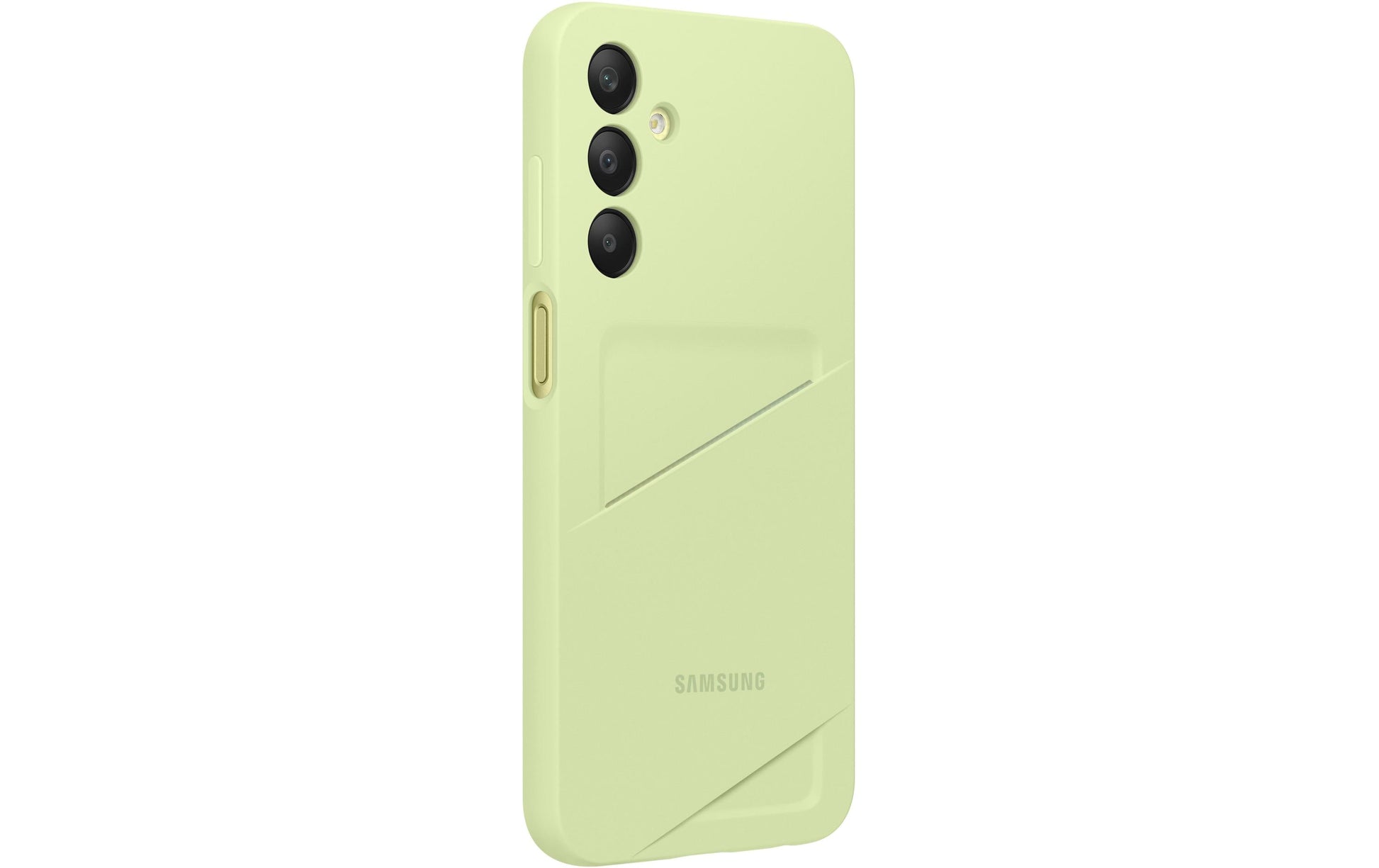 Samsung Card Slot Case Backcover – für Samsung Galaxy A25 5G, 1 Kartenfach, TPU, Limette