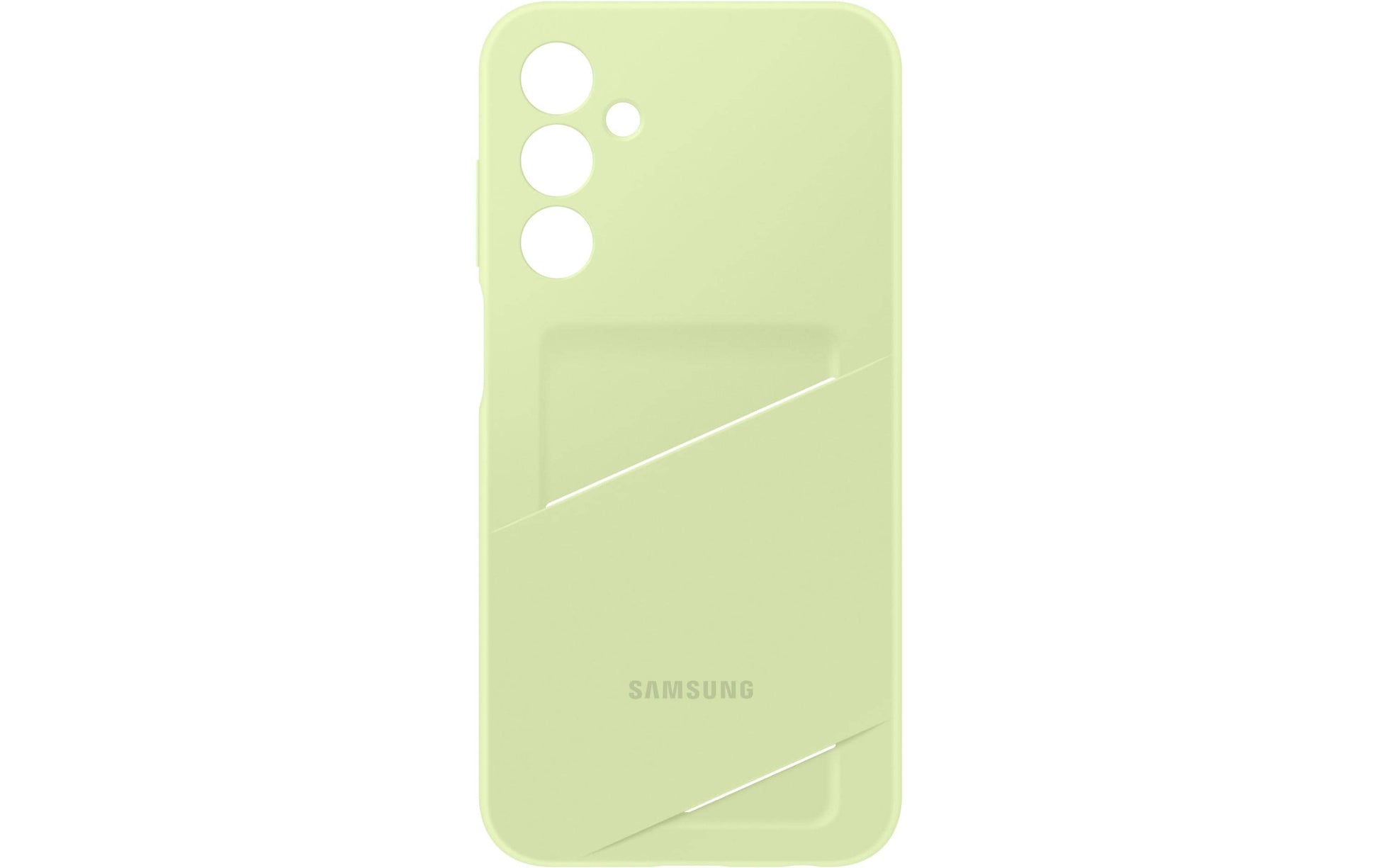 Samsung Card Slot Case Backcover – für Samsung Galaxy A25 5G, 1 Kartenfach, TPU, Limette