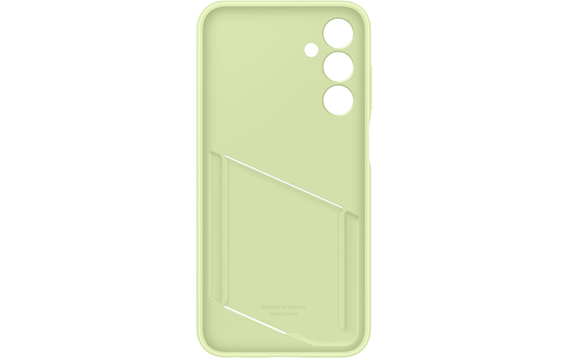 Samsung Card Slot Case Backcover – für Samsung Galaxy A25 5G, 1 Kartenfach, TPU, Limette
