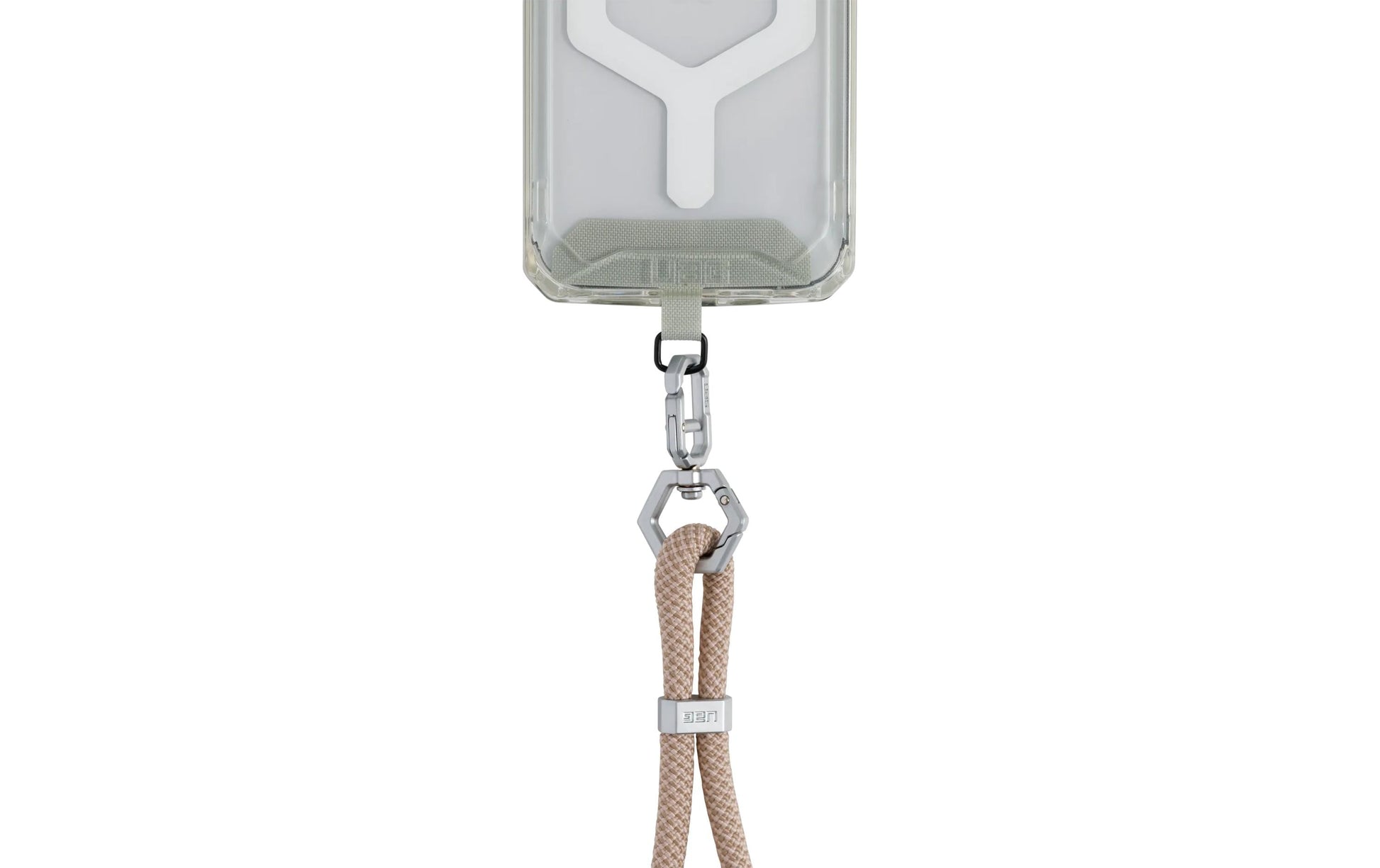 Urban Armor Gear UAG Civilian Strap Tether – Smartphone-Trageband – Polyester, 7 mm × 0,7 m – Beige/Silber