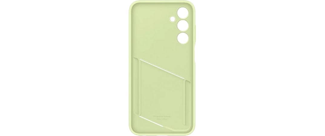 Samsung Card Slot Case Backcover – für Samsung Galaxy A25 5G, 1 Kartenfach, TPU, Limette