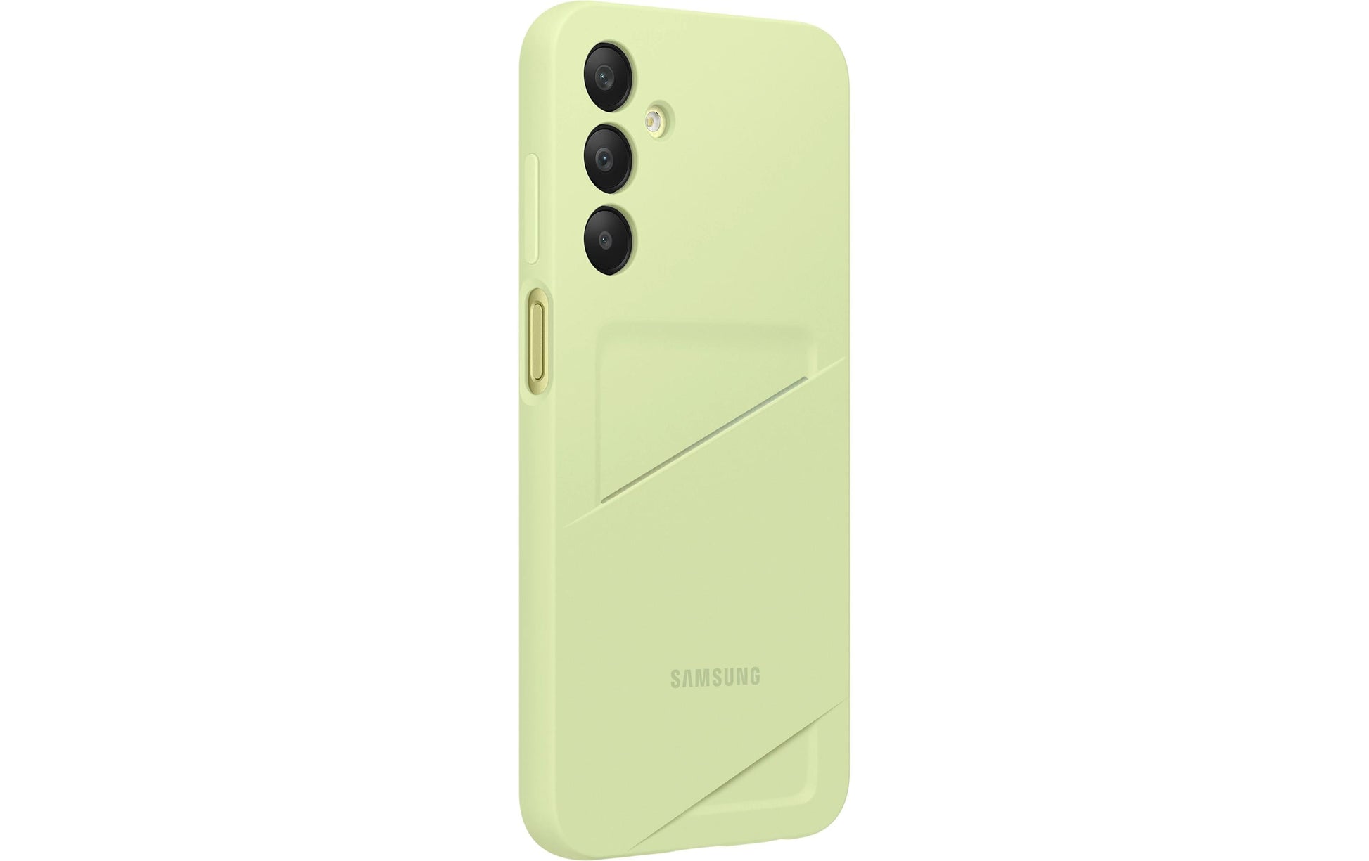 Samsung Card Slot Case Backcover – für Samsung Galaxy A25 5G, 1 Kartenfach, TPU, Limette