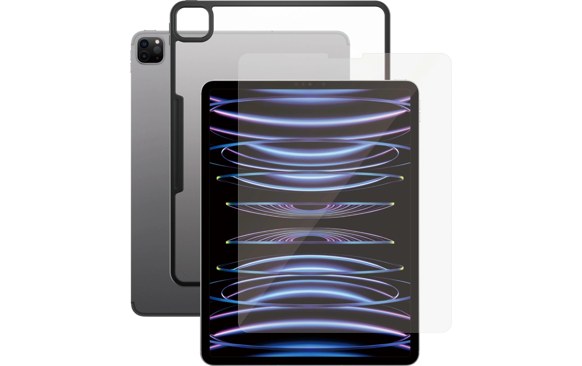 PanzerGlass SAFE. Ultra Wide Fit Displayschutzfolie – für iPad Pro 12,9" (5. Gen./2021), Gehärtetes Glas