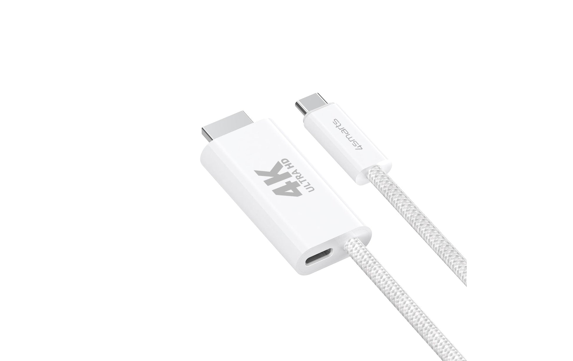 4smarts USB-C auf HDMI Kabel 4K – 2 m – Weiss