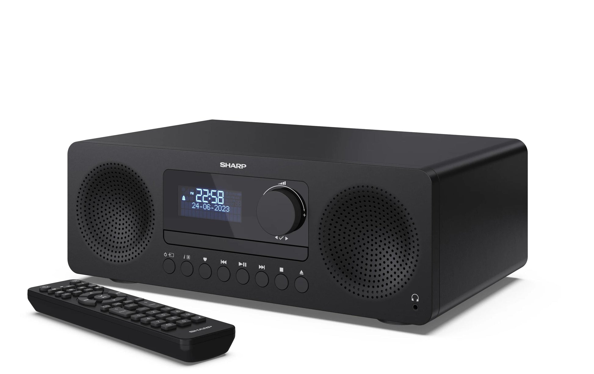 Sharp XL-B720D – Heim-Audio-Mikrosystem, Schwarz