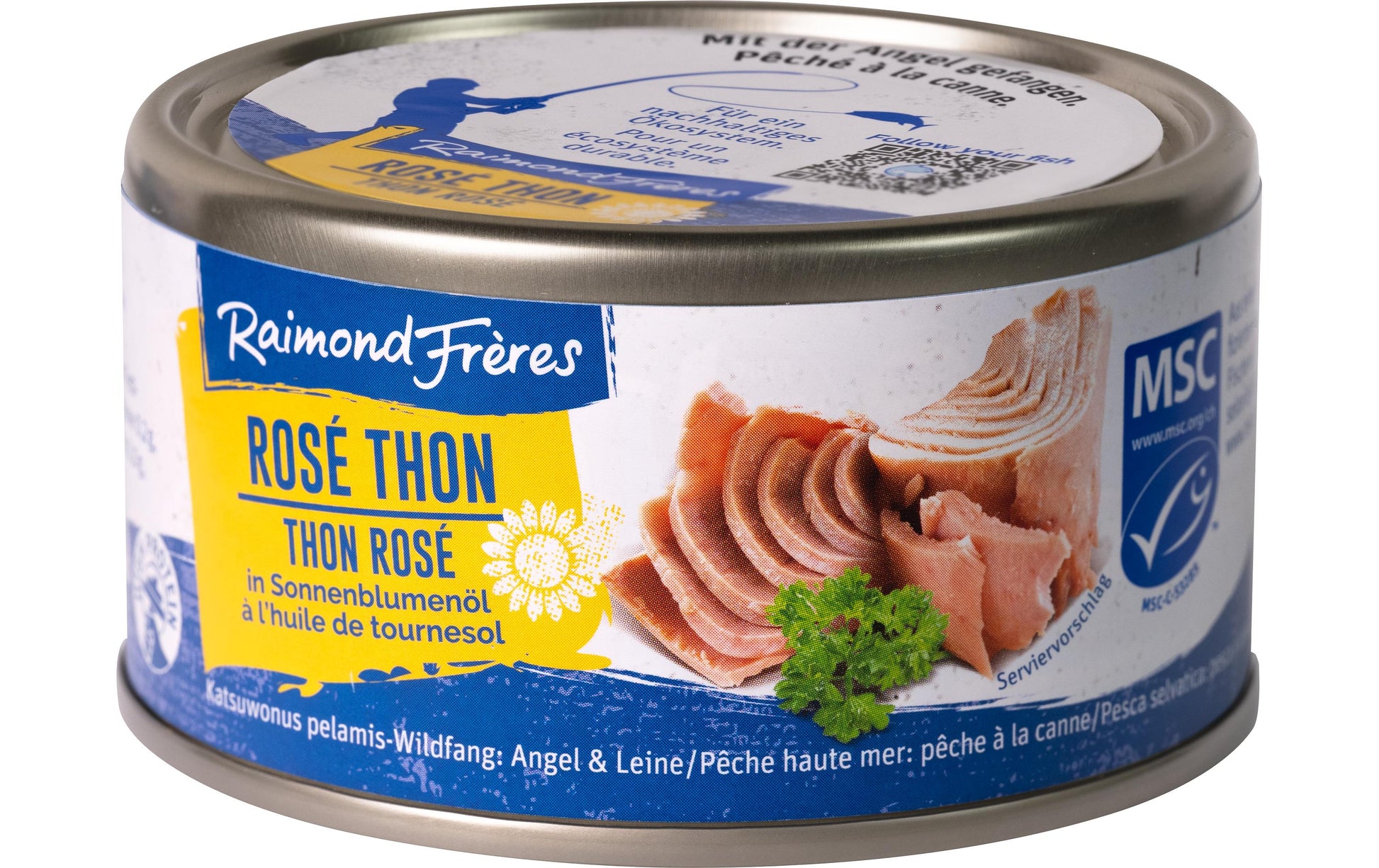 Raimond frères Thunfisch in Sonnenblumenöl Rosé – 4×200 g