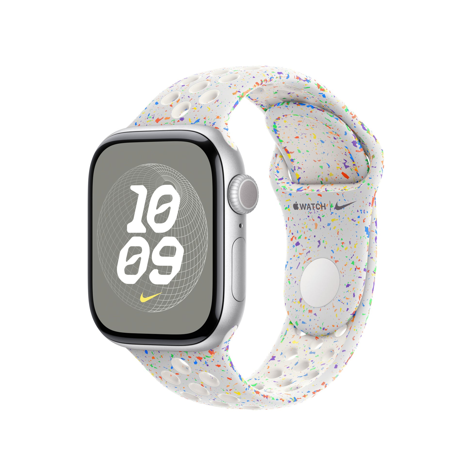 Apple Pure Platinum Sport Band – Armband – für Apple Watch 42 mm, Weiss, M/L, Polymer