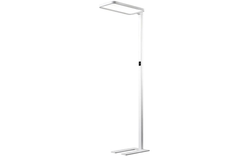 Hansa Stehleuchte – 4000 K neutralweiss, dimmbar, mit Bewegungs- & Tageslichtsensor, 3700 lm, weiss