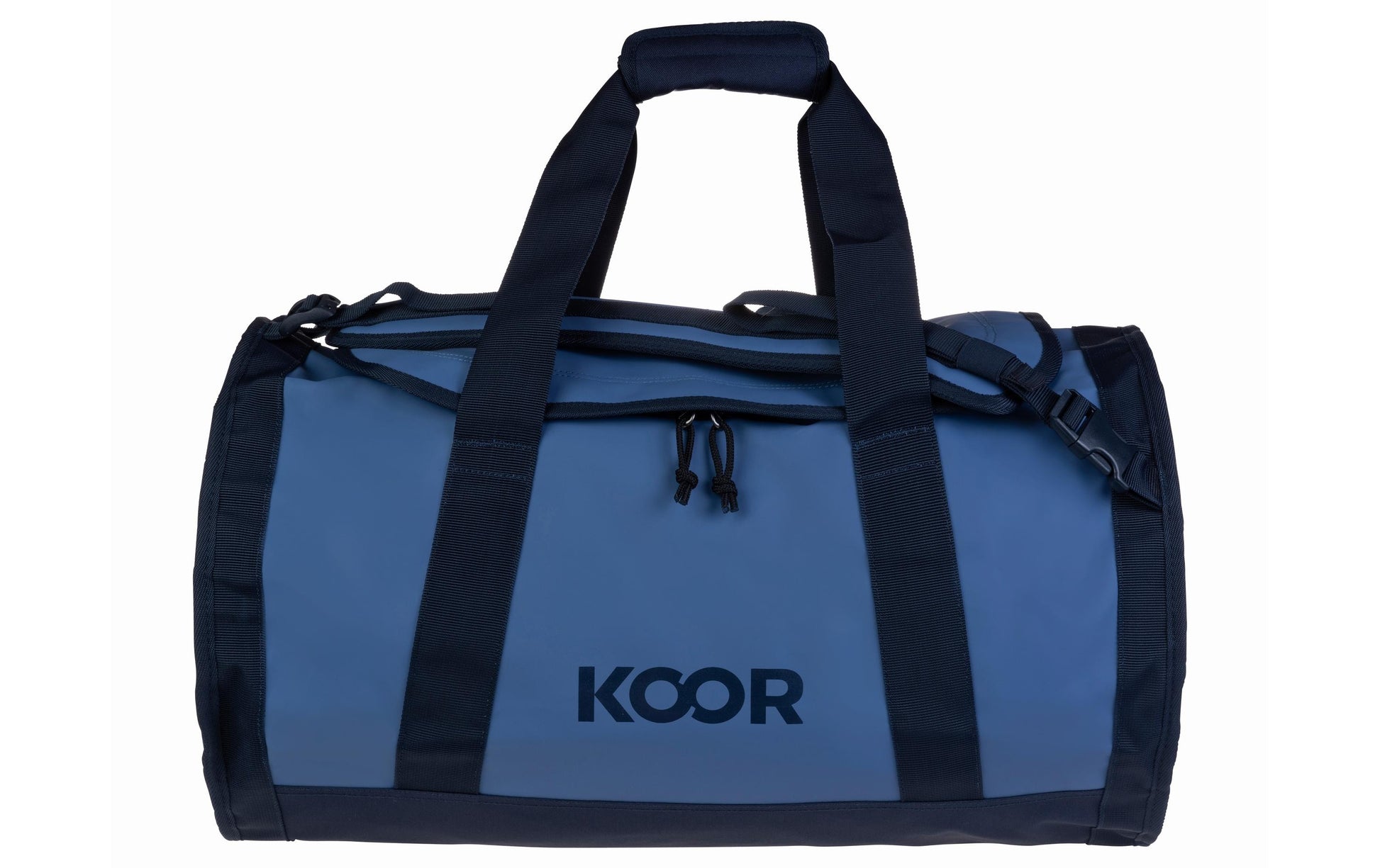 KOOR Sporttasche Sooma Misty Skies – 50 l, aus rPET, blau, 37 × 40,5 × 60,5 cm