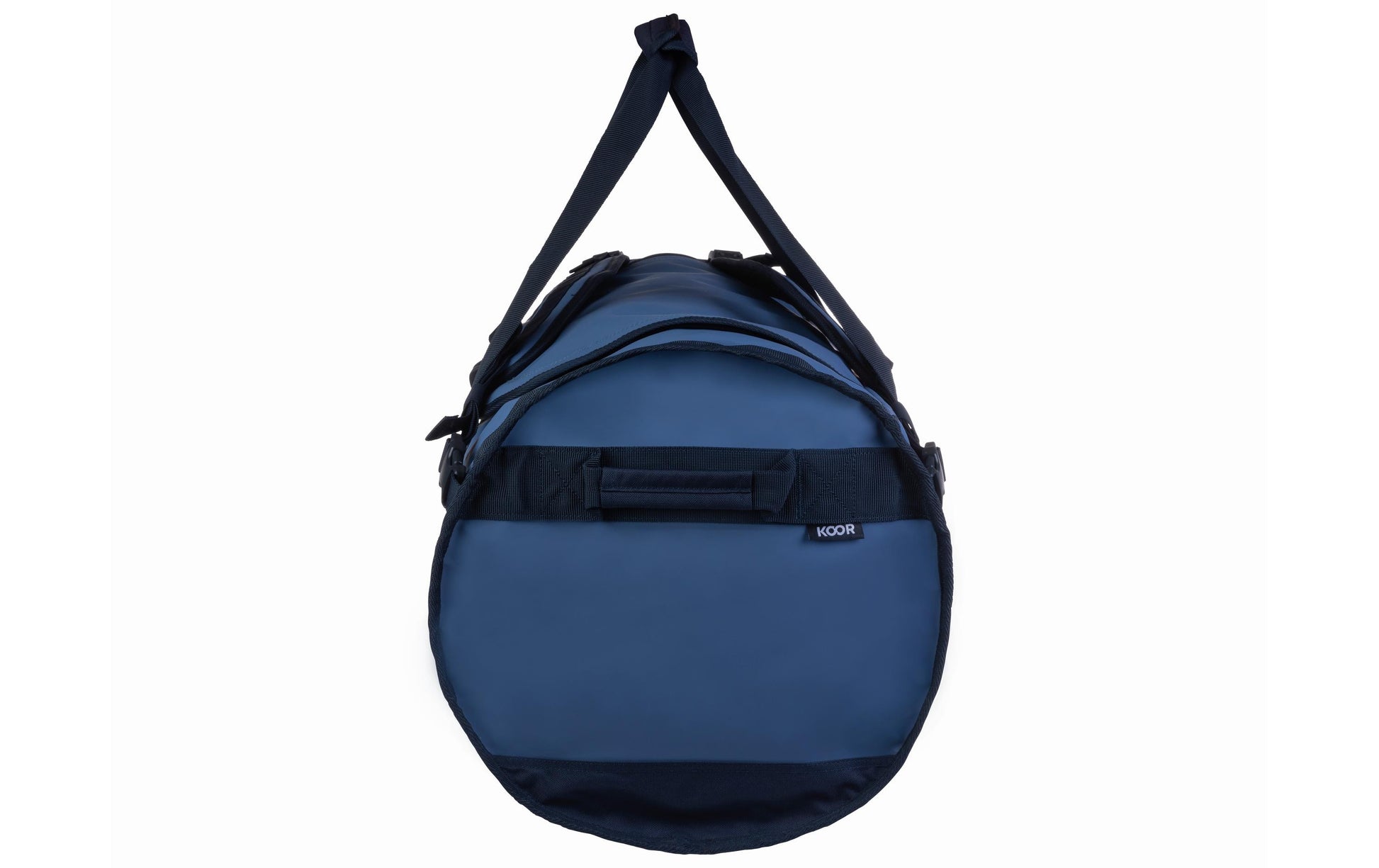 KOOR Sporttasche – 70 l, aus rPET, blau, 38,5 × 38,5 × 73 cm