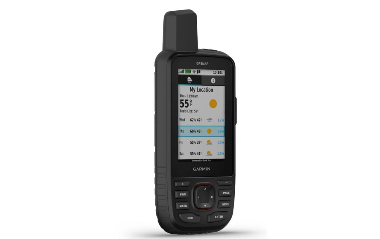 Garmin Navigationsgerät GPS Map 67i – 38 × 63 mm, 230 g