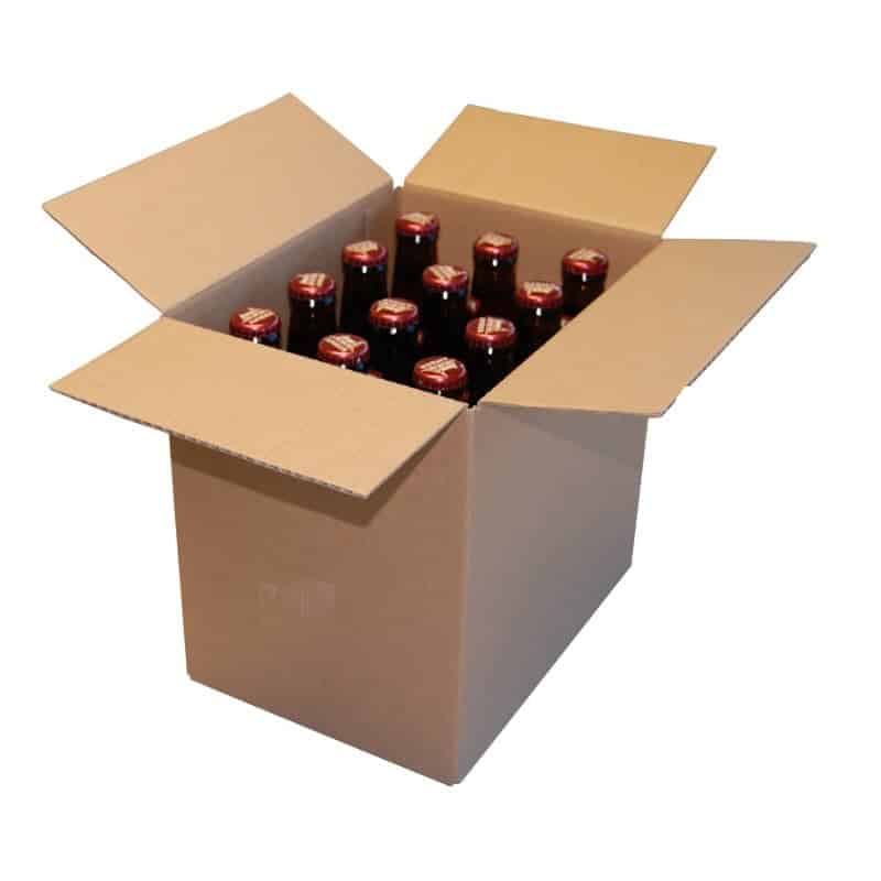 Brieger Trageverpackung – für 12 Bierflaschen, 245 × 184 × 233 mm, 3,0 mm