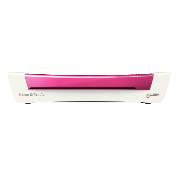 Leitz iLAM Home Office WOW Laminiergerät A4 – 2-Rollen, 80–125 µm, Aufheizzeit 2 Min., 310 mm/min, Pink