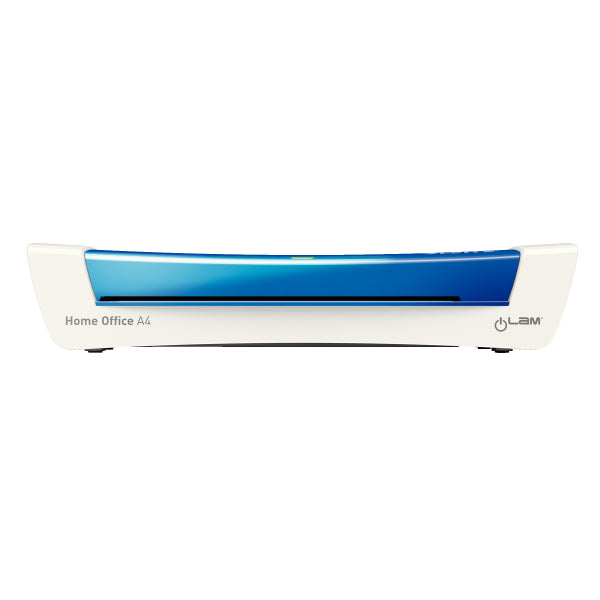 Leitz iLAM Home Office WOW Laminiergerät A4 – 2-Rollen, 80–125 µm, 2 Min. Aufheizzeit, 310 mm/min, blau