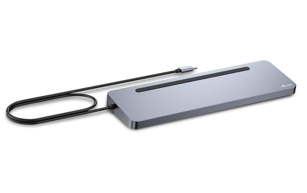 i-tec Dockingstation – USB-C, 2× DP, 1× HDMI, 4× USB-A, 1× USB-C, 100 W PD, GbE, für Windows/Mac