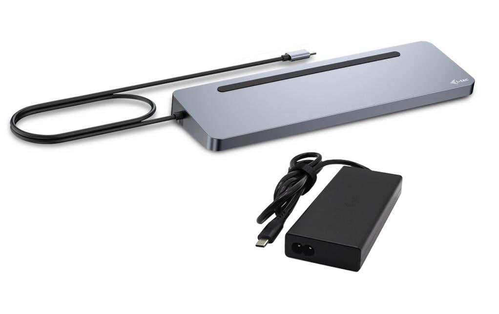 i-tec Dockingstation – USB-C, 2× DP, HDMI, 4× USB-A, 100 W PD, GbE, für Windows/Mac/ChromeOS