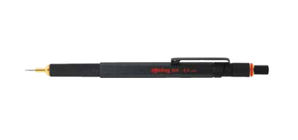 Rotring 800 Druckbleistift – 0,5 mm, Metall, Schwarz
