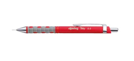 Rotring Tikky Druckbleistift – 0,7 mm, rot, mit Radierer