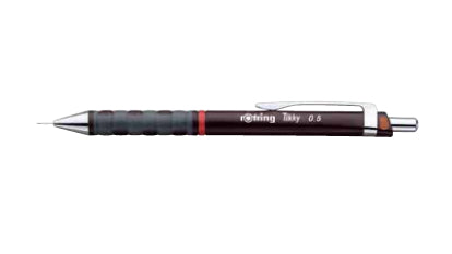 Rotring Tikky Druckbleistift – 0,5 mm – Weinrot – mit Radierer