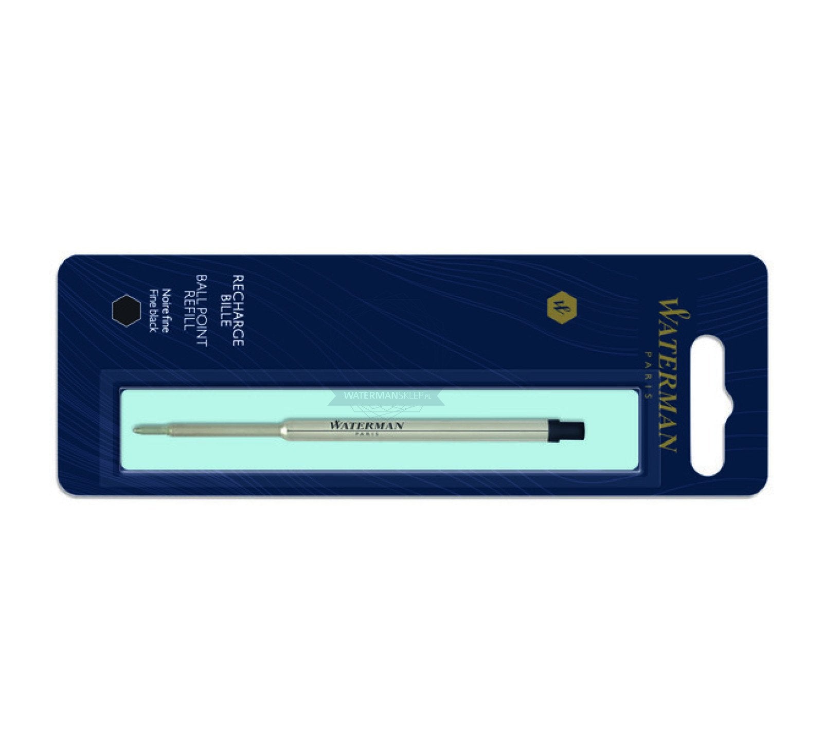 Waterman Maxima Standard Kugelschreiber-Mine für Parker-Modelle – Schwarz, 0,8 mm, geruchsarm, 1 Stück