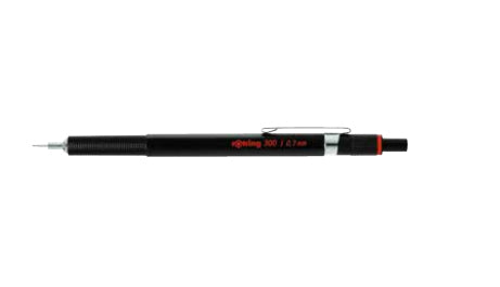 Rotring 300 Fallminenstift – 2,0 mm – Schwarz – mit Spitzer