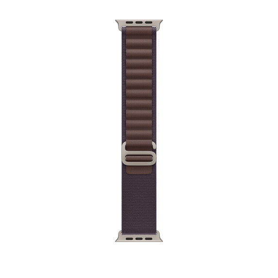 Apple Alpine Loop – Armband – für Apple Watch 49 mm, Indigo, Grösse S, aus recyceltem Material