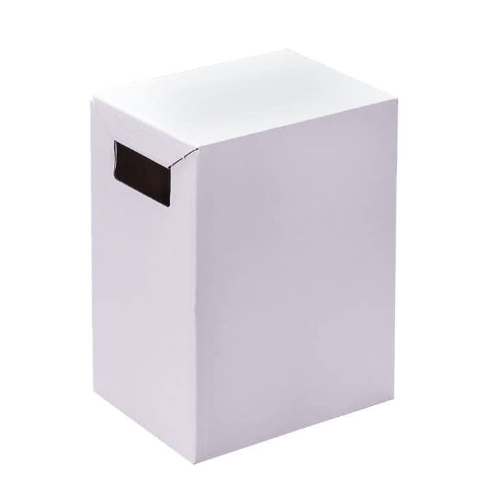 Brieger Trageverpackung – für 6 Flaschen (5 dl) – 201 × 134 × 277 mm, weiss – 1 Stk.