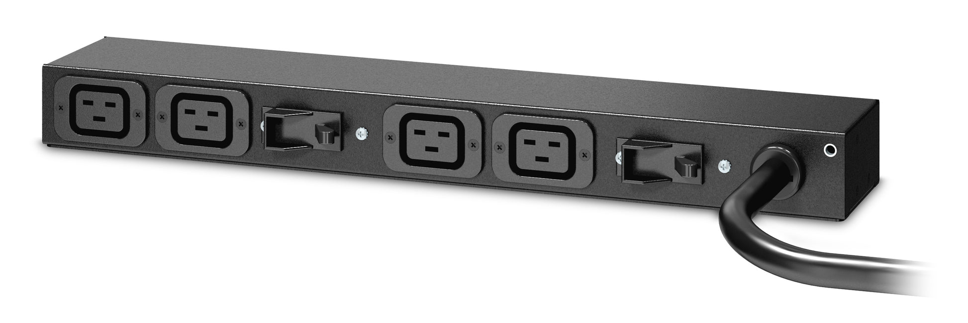 APC AP6032A PDU 7,7 kVA/7680 W – 0U/1U, einphasig – C19×4, Eingang IEC 60309 – 3,7 m Kabel – schwarz