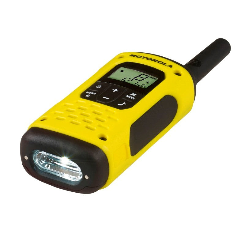 Motorola T92 H2O – Funkgerät, PMR, 446 MHz, schwarz/gelb