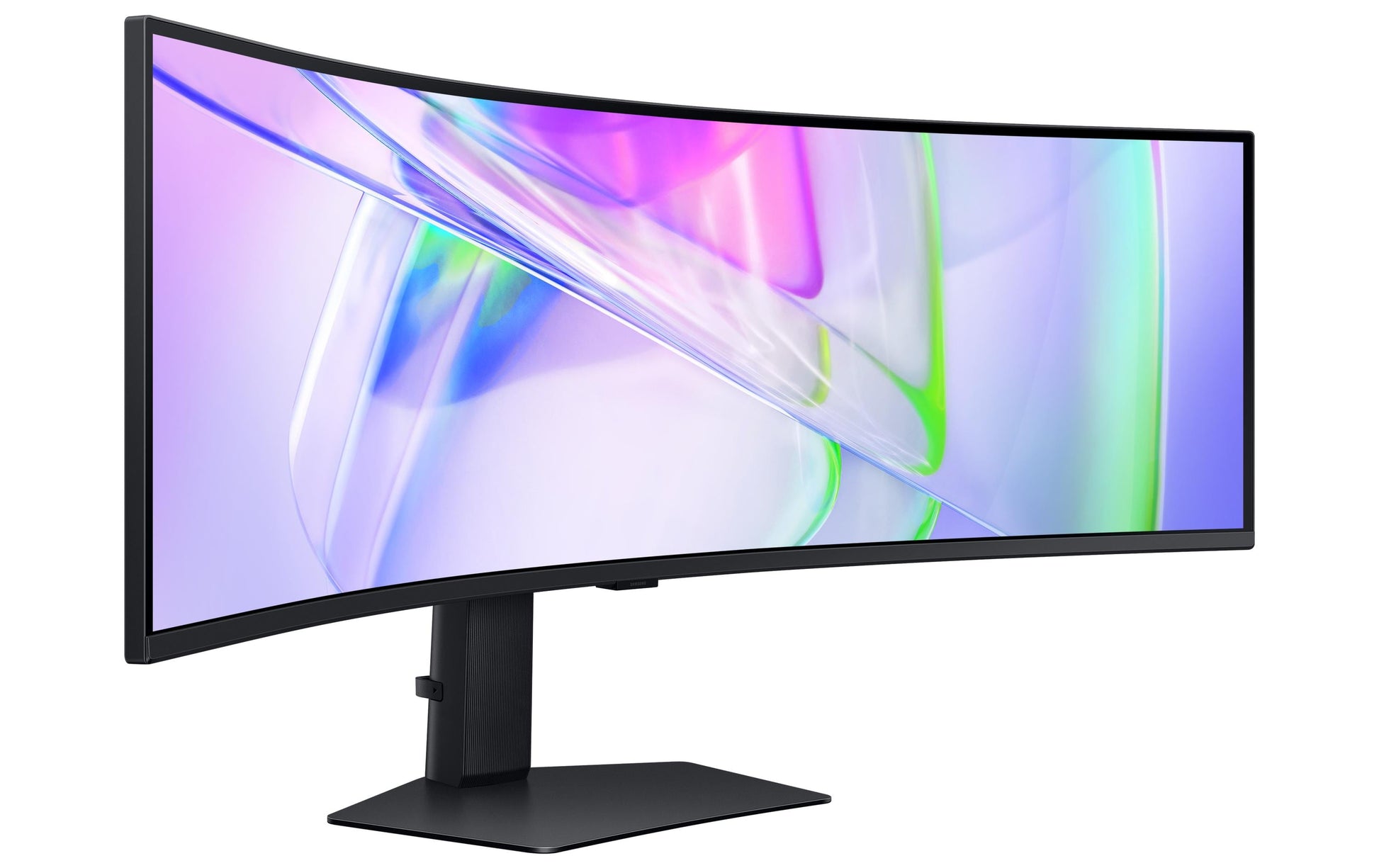 Samsung Curved 49 – Monitor, 49", VA, 120 Hz, 350 cd/m², KVM, USB-C, Curved, VESA 100 × 100, Schwarz