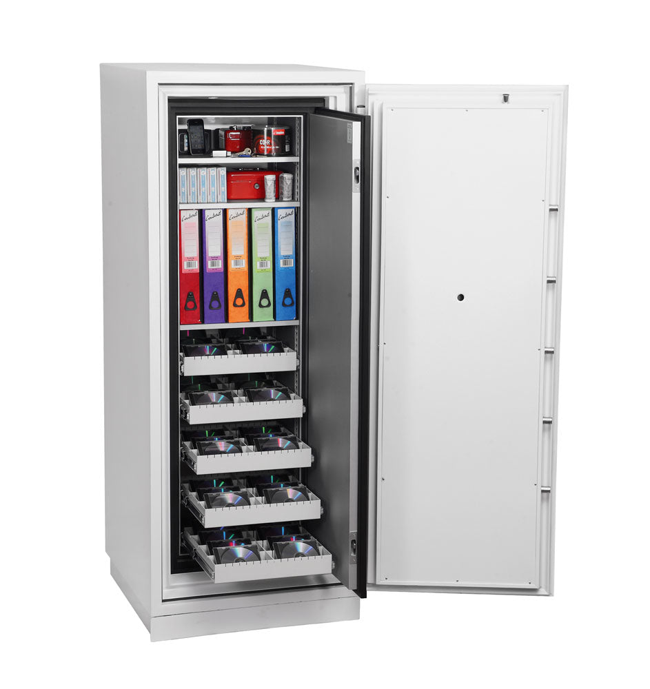 Phoenix Safe Co. Phoenix Tresor DATA COMMANDER DS4622F – Fingerabdruck – 228 l – Feuerschutz 120 min – Weiss