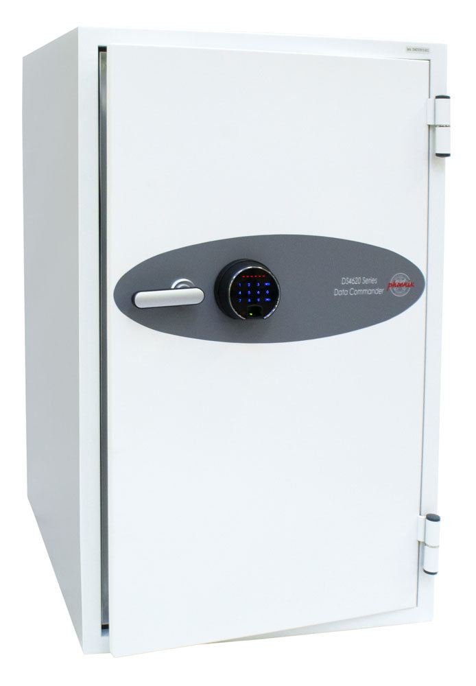 Phoenix Safe Co. Phoenix Tresor DATA COMMANDER DS4621F – Fingerabdruck – 143 l – Feuerschutz 120 min – Weiss