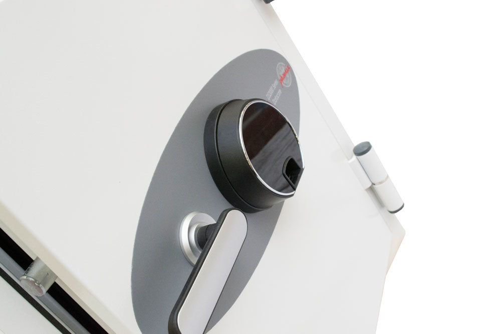 Phoenix Safe Co. Phoenix Tresor DATA COMMANDER DS4621F – Fingerabdruck – 143 l – Feuerschutz 120 min – Weiss