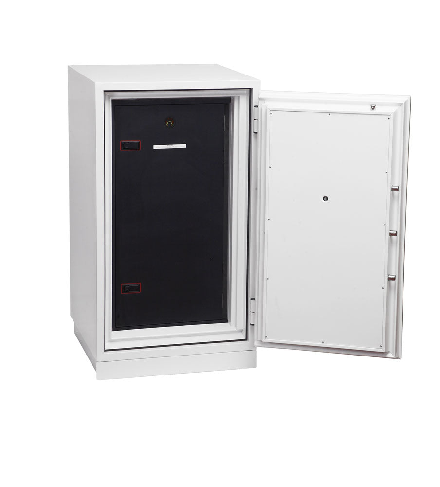 Phoenix Safe Co. Phoenix Tresor DATA COMMANDER DS4621F – Fingerabdruck – 143 l – Feuerschutz 120 min – Weiss