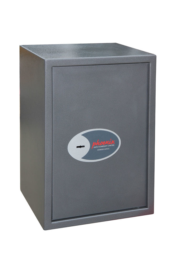 Phoenix Safe Co. Phoenix Möbeltresor VELA HOME / OFFICE SS0804K – Schlüsselschloss – 49 l – Boden-/Wandmontage – Graphit